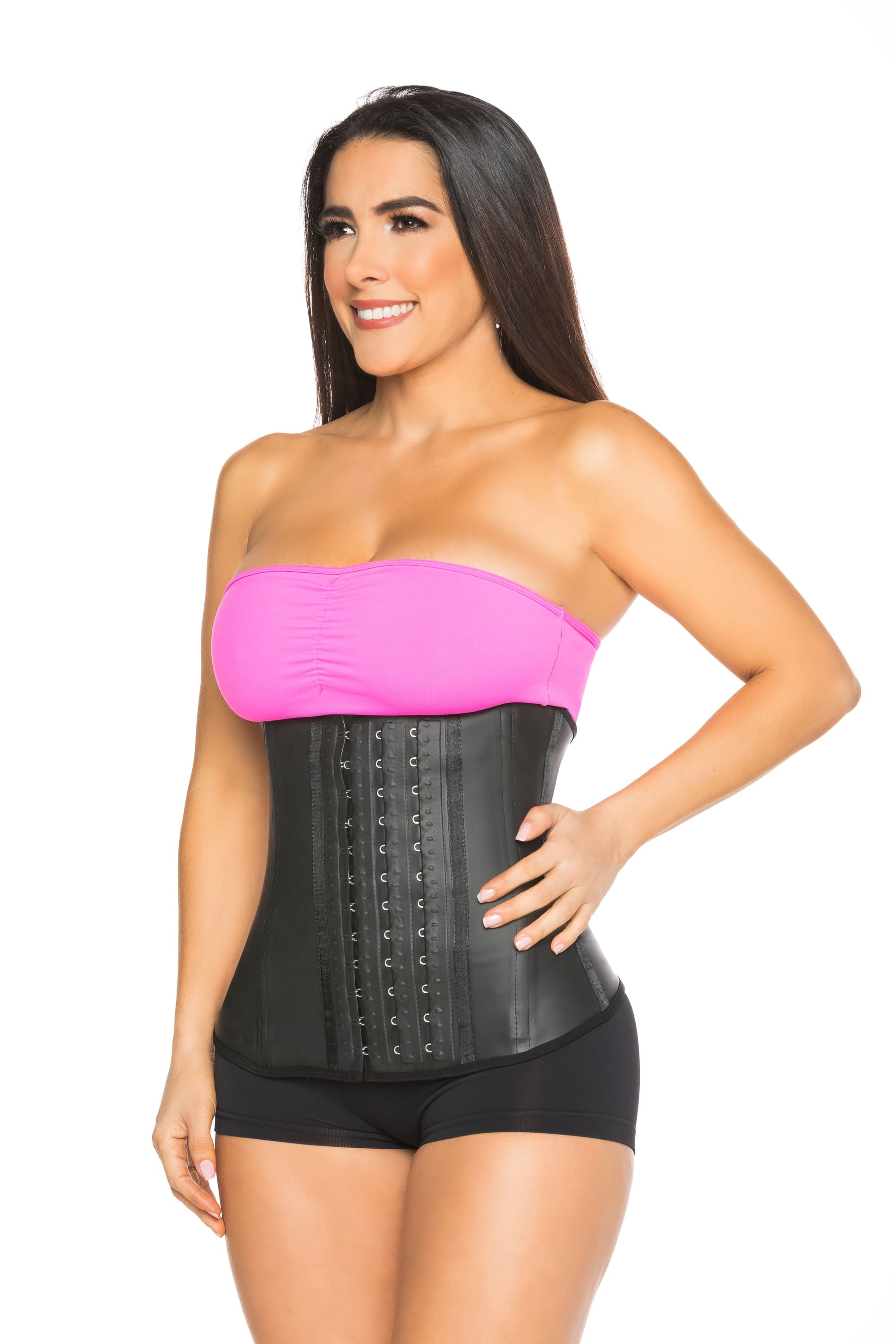 External latex waist trainer specially designed to define your curves.  Reduce measures in waist and abdomen. The easiest way to have a body with  defined curves. – Barby's Boutique