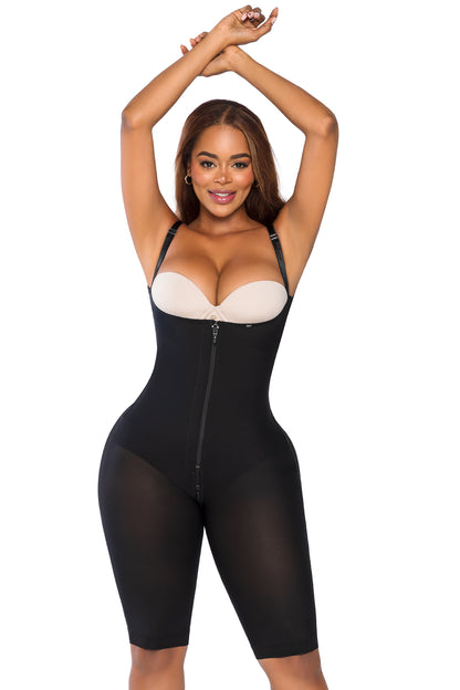 - Faja LA GLAMUROSA SMI7087 lifting extra
- Vista trasera faja ultrainvisible anatómica
- Faja short talle alto con encaje invisible