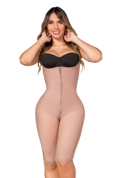 - Faja LA GLAMUROSA SMI7087 lifting extra
- Vista trasera faja ultrainvisible anatómica
- Faja short talle alto con encaje invisible