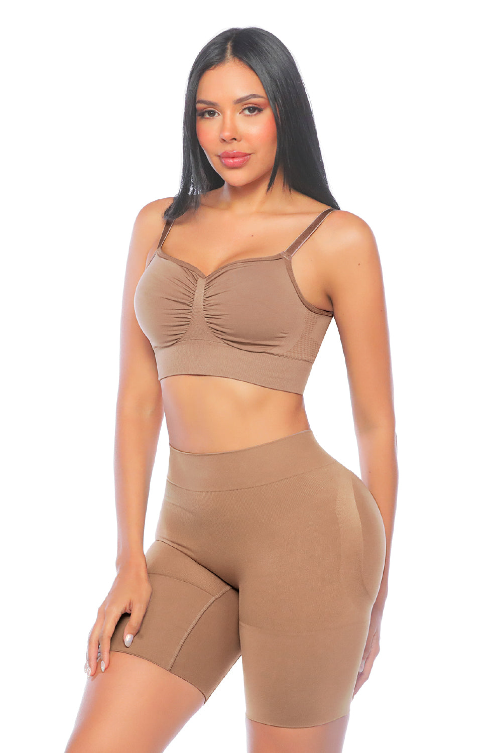 - Short SMI04052 lifting extra invisible
- Vista trasera short moldeador natural
- Short con control abdomen y muslos