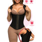 - Cinturilla tipo chaleco SMI2029 con espalda alta y broches
- Vista frontal con varillas moldeadoras y compresión abdominal
- Prenda reductora con 4 niveles de ajuste y diseño ergonómico

