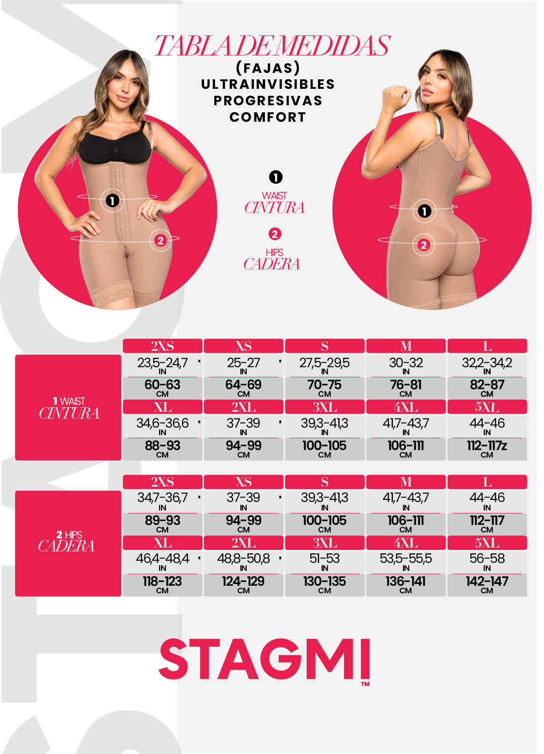 - Faja LA DIOSA SMI7131 triple lifting invisible
- Vista trasera faja short ultrainvisible
- Faja talle alto encaje triple efecto lifting