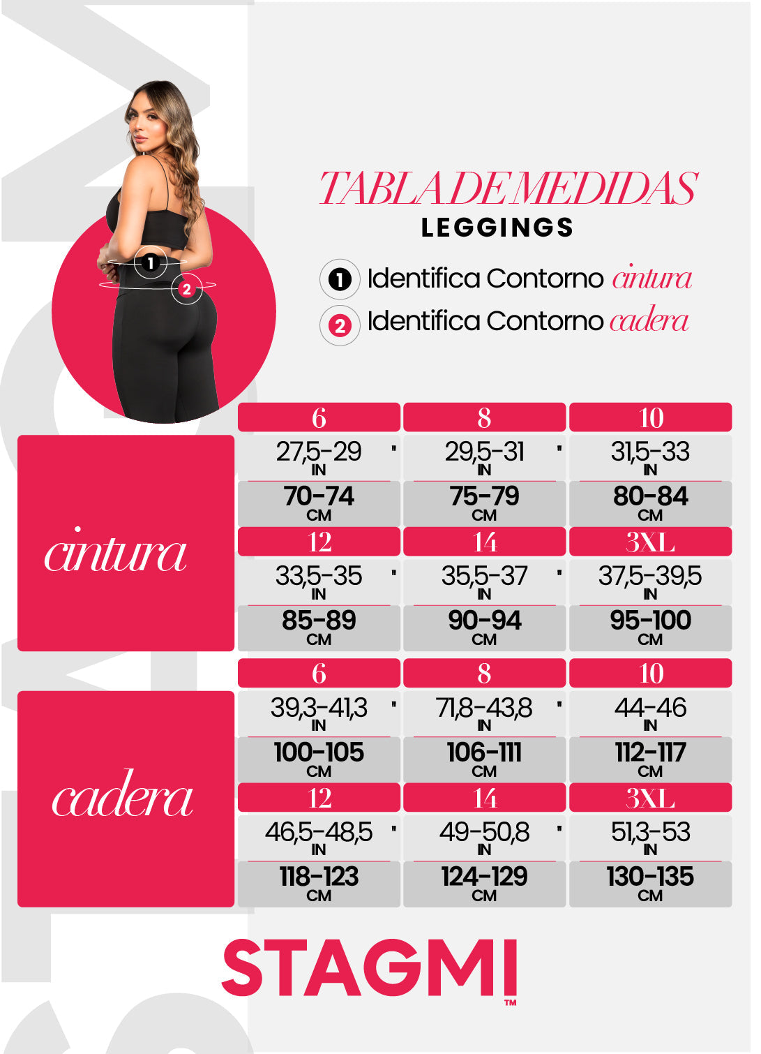 - Leggings ESSENTIALS SMI0079 tiro alto con lifting extra
- Vista trasera con moldeado natural y faja interna
- Acabado Ultrainvisible en leggings negros ESSENTIALS