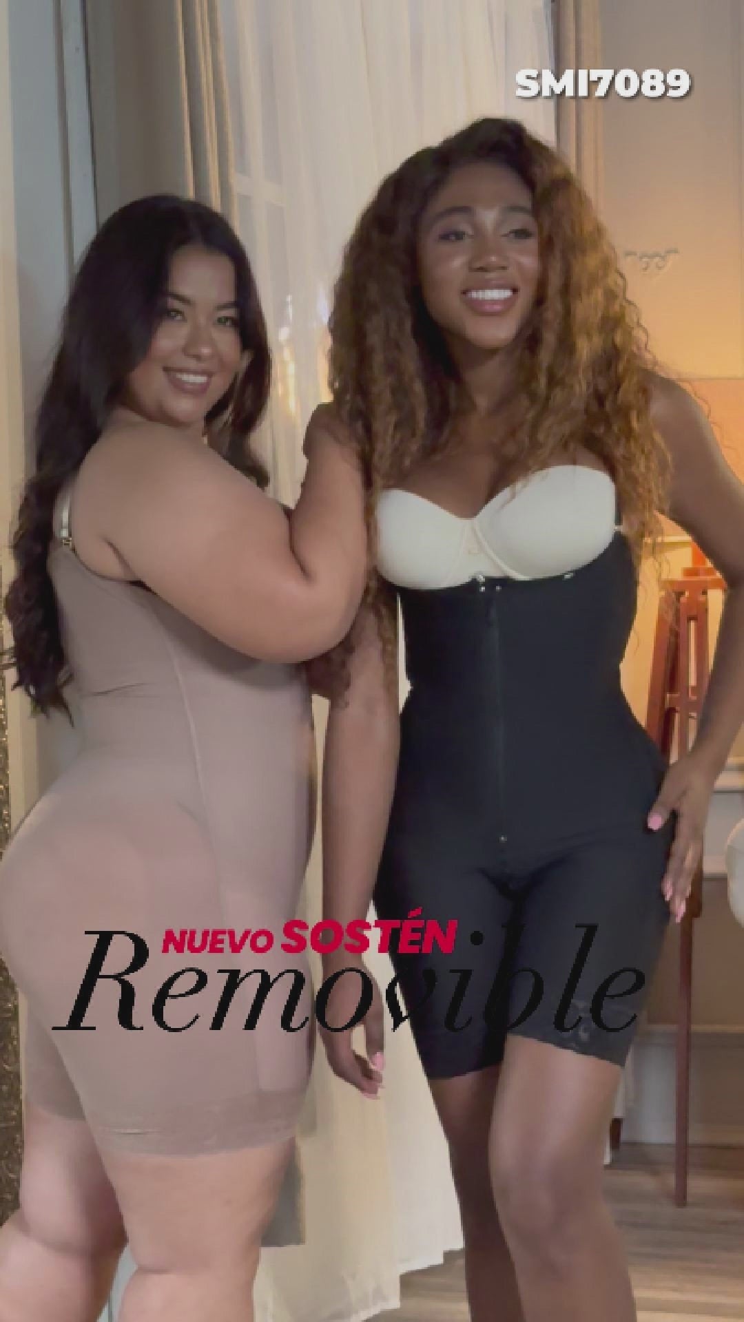 - Faja LA GLAMUROSA SMI7087 lifting extra
- Vista trasera faja ultrainvisible anatómica
- Faja short talle alto con encaje invisible