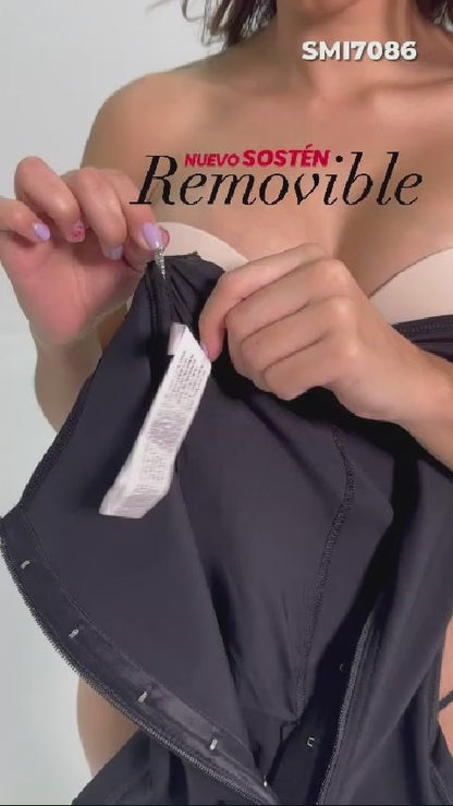 - Faja LA PROVOCATIVA SMI7086 lifting extra
- Vista trasera faja ultrainvisible natural
- Faja talle alto con encaje invisible