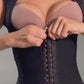 - Cinturilla tipo chaleco SMI2029 con espalda alta y broches
- Vista frontal con varillas moldeadoras y compresión abdominal
- Prenda reductora con 4 niveles de ajuste y diseño ergonómico
