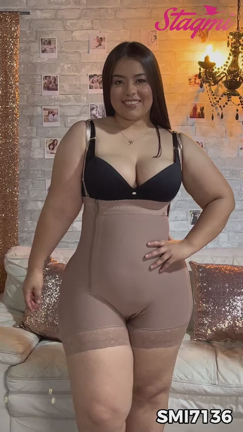 - Faja ENCANTO SMI7136 strapless lifting
- Vista trasera faja ultrainvisible corta
- Faja strapless cierre lateral lifting