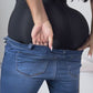 - Panty SMI04024 Ultrainvisible con triple realce y talle medio
- Vista posterior del panty moldeador media pierna SMI04024
- Detalle de encaje en piernas y compresión abdominal del SMI04024
